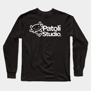 Patoli Studio Logo white Long Sleeve T-Shirt